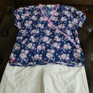 Dickies top Life uniform pants both large